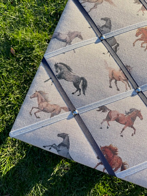 Wild Horses Fabric Notice Board