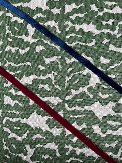 Box Green Forest Floor Fabric Notice Board