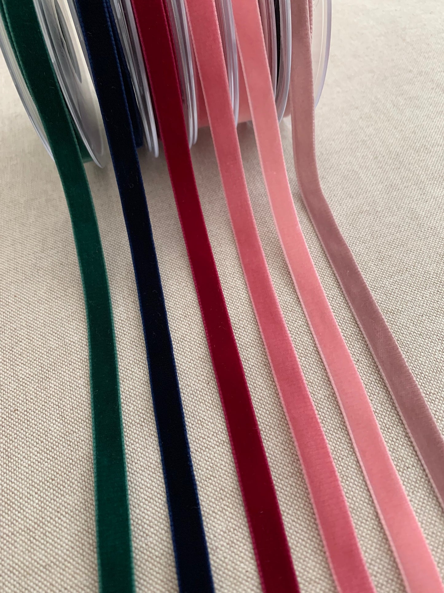 Velvet Ribbon Fabric Notice Board