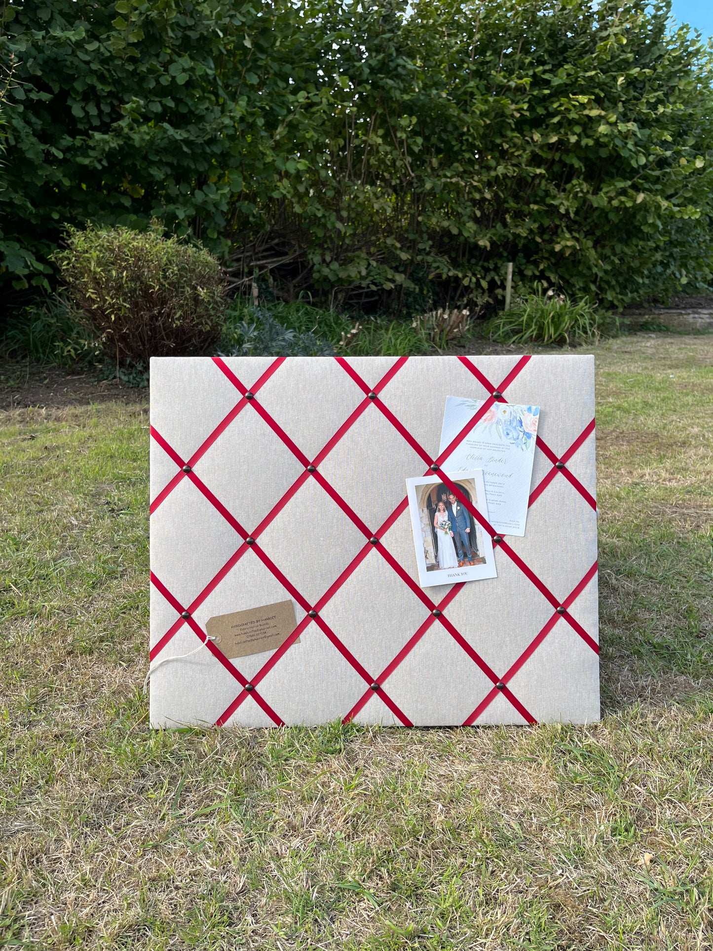 Linen Fabric Notice Board