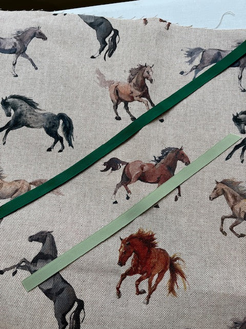 Wild Horses Fabric Notice Board