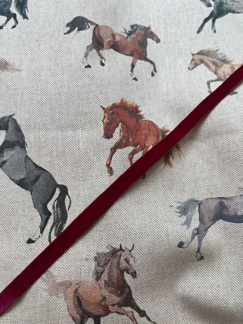 Wild Horses Fabric Notice Board