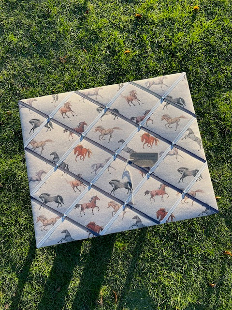 Wild Horses Fabric Notice Board