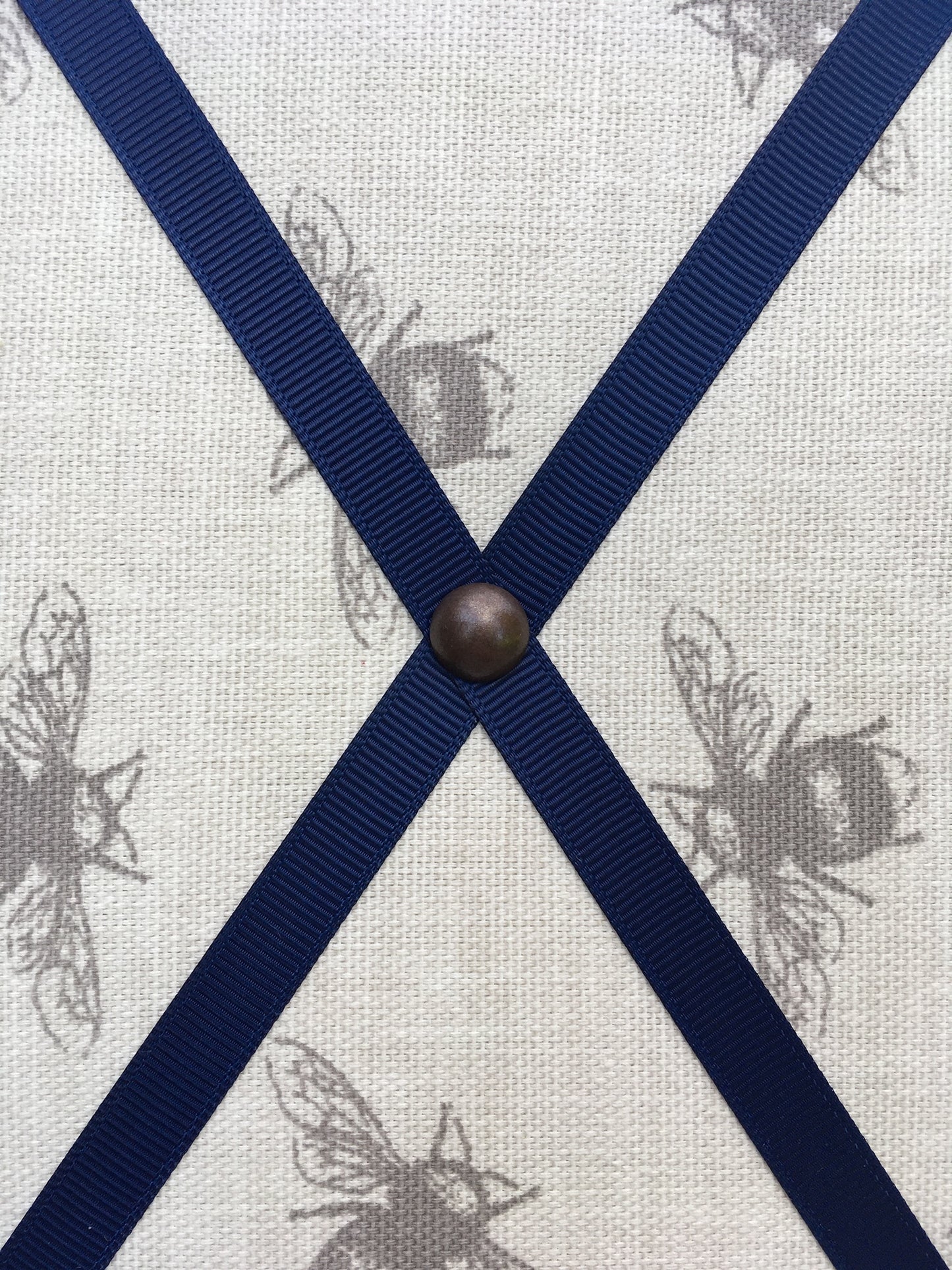 Beige Bee Fabric Notice Board